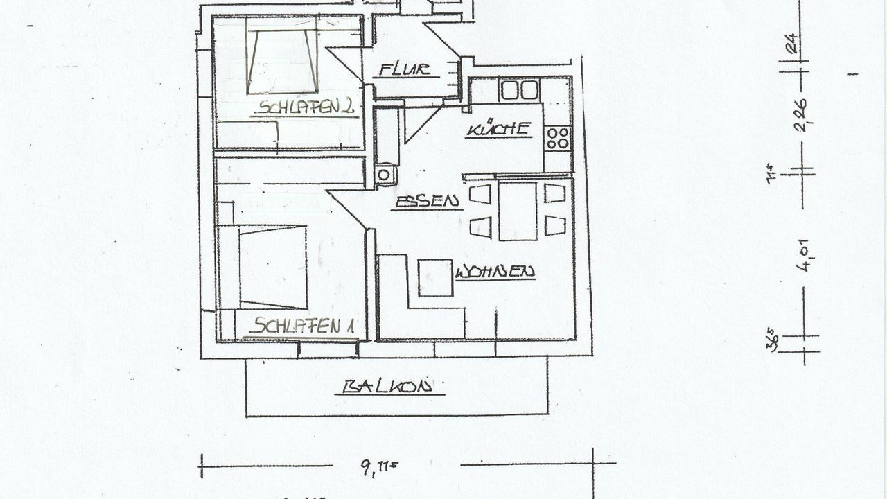 Grundriss Ferienwohnung Hirsch Grundriss Ferienwohnung Hirsch